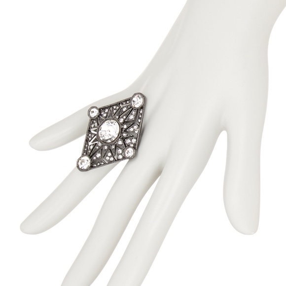 House of Harlow 1960 Gunmetal Ring NWOT - Picture 5 of 5